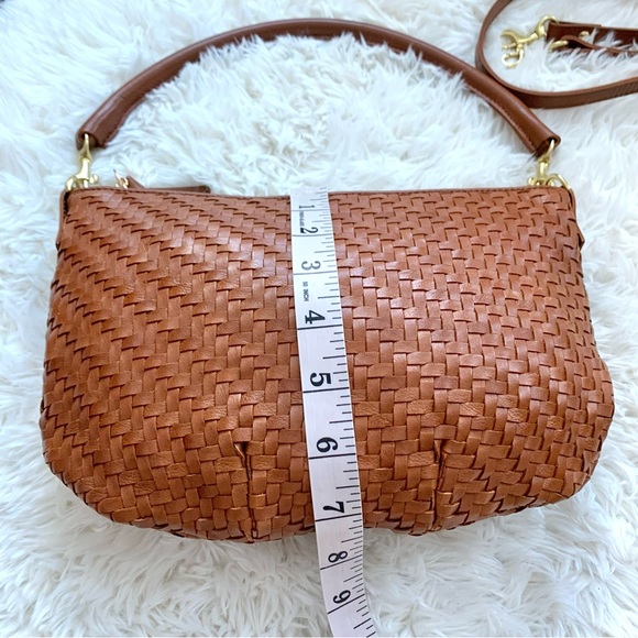 NEW Clare V. Petit Moyen Messenger Bag Woven Leather NWOT - Picture 15 of 16